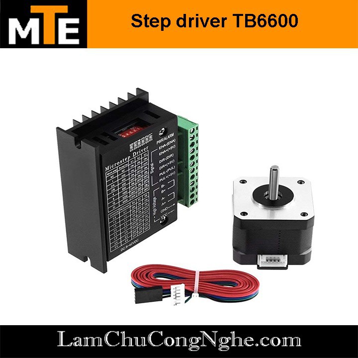 Mới! Mạch Điều Khiển Động Cơ Bước TB6600 4A 9V-42VDC - Step driver module