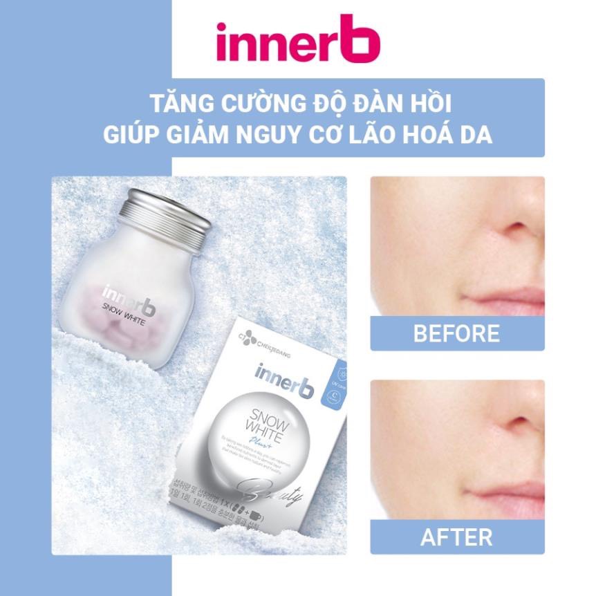 Viên Uống Trắng Da InnerB Snow White plus + 56 & 70 viên - Hàn Quốc chính hãng