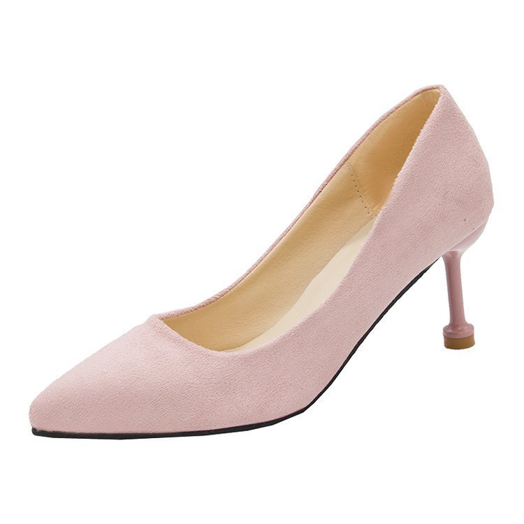 Giày Cao Gót Nữ 6-9 Phân Mũi Nhọn Quyến Rũ Thời Trang Phong Cách Hàn Quốc Cho