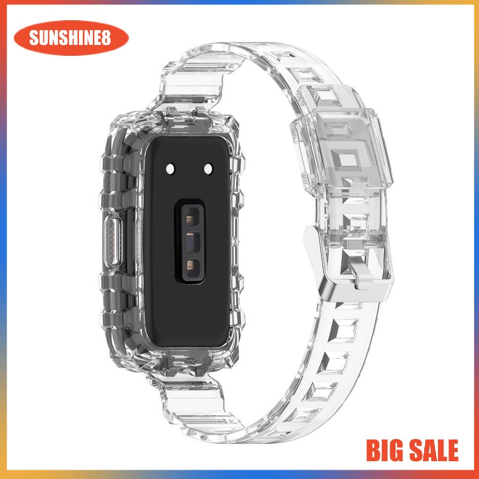 Dây đeo TPU trong suốt chống bụi chống rơi cho Honor Band 6