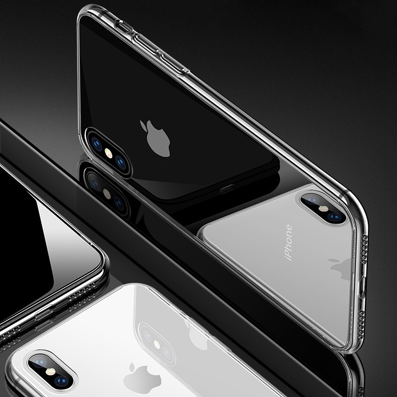 Ốp Lưng Cường Lực Trong Suốt cho IPhone X/XS - Hàng Chính Hãng Cafele