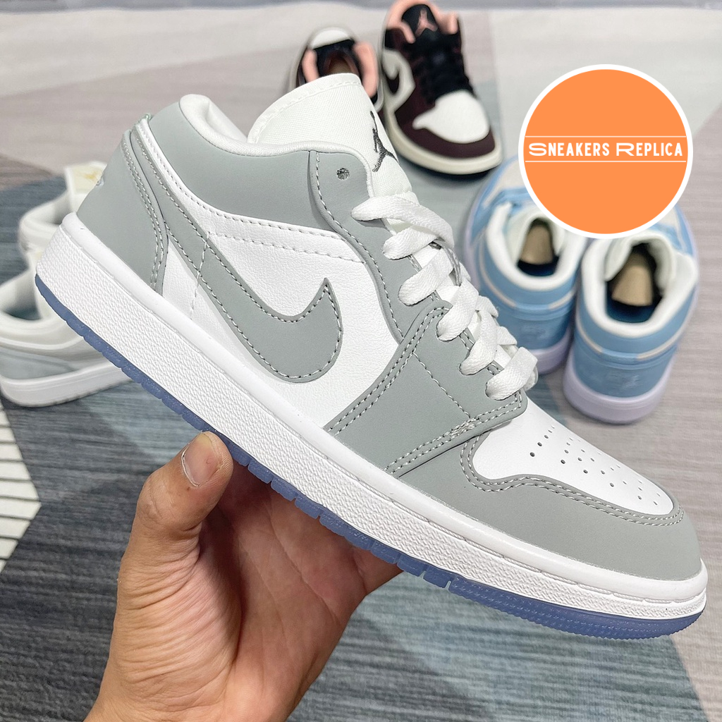 Giày Air Jordan 1 Low Wolf Grey - Fullbox Bản Cao Cấp