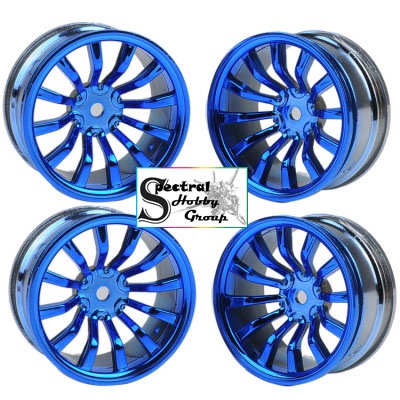 Phụ kiện Mô hình điều khiển RC Car: vành bánh xe mạ metallic cho ô tô 1/10 - HSP 94123 94122  các loại