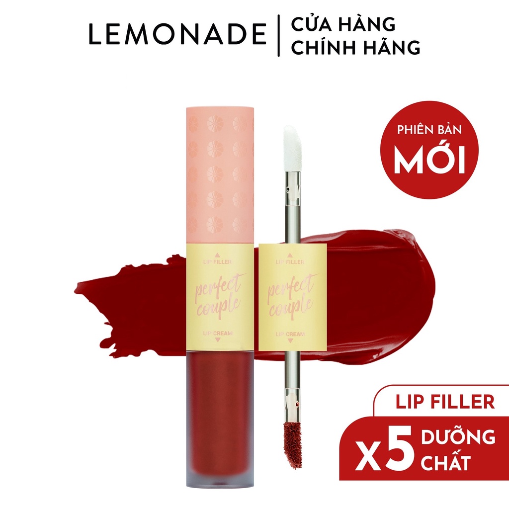 Son kem lì 2 đầu phiên bản mới Lemonade Perfect Couple Lip Ver.2 7.5g