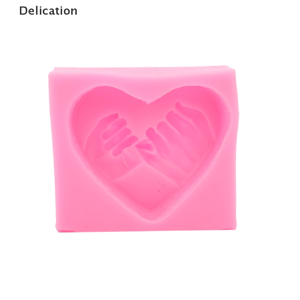 Khuôn silicone làm bánh tạo hình trái tim 3D dành cho nhà bếp