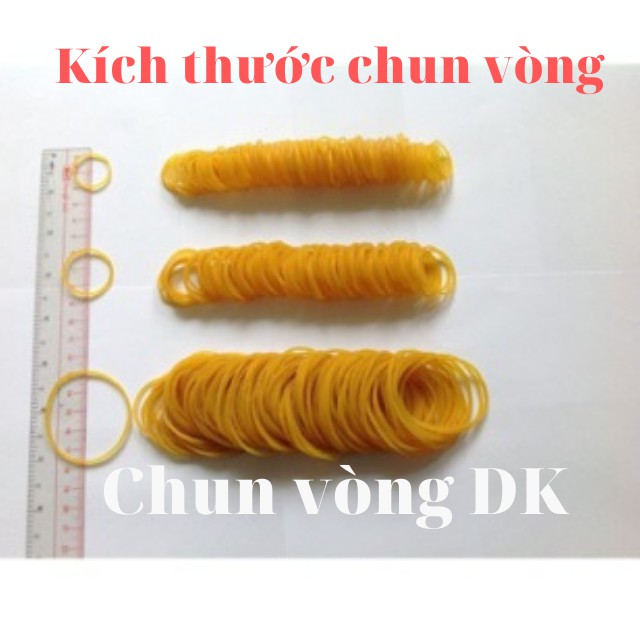 Dây Chun Vòng - Dây Nịt - Dây Chun Buộc 500g
