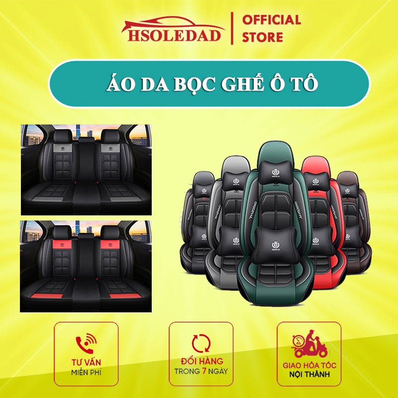 Bọc da ghế xe cao cấp, Áo da bọc ghế ô tô 2022