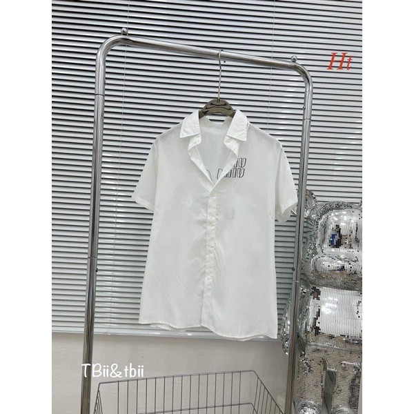 Áo sơ mi cộc tay Miumiu H2A866