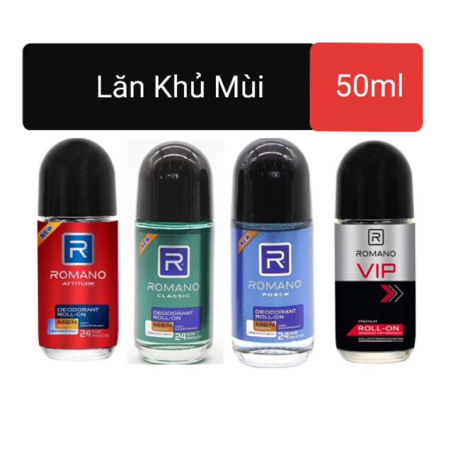 Lăn khử mùi Romano 50ml