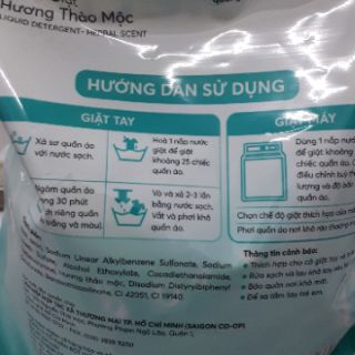 Nước Giặt Coop Hương Thảo Mộc Đậm Đặc