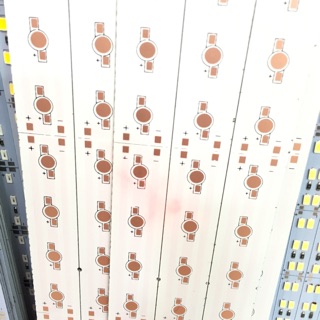 Thanh nhôm hàn mắt led luxeon 1m- combo 5 thanh