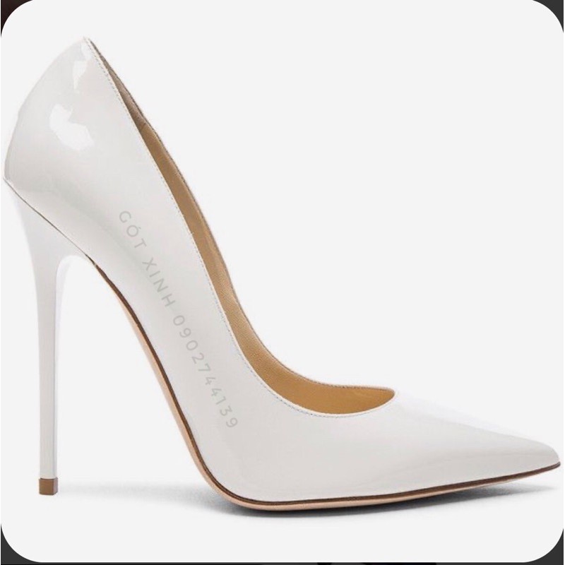 Giày cao gót mũi nhọn đế đỏ cao cấp 3 màu 9p và 11p