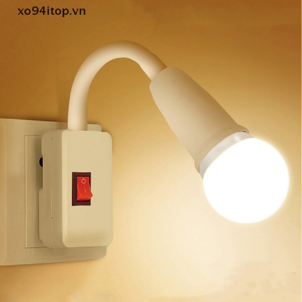 Đuôi Đèn E27 Mở Rộng Chuyển Đổi Gắn Tường Tiện Lợi