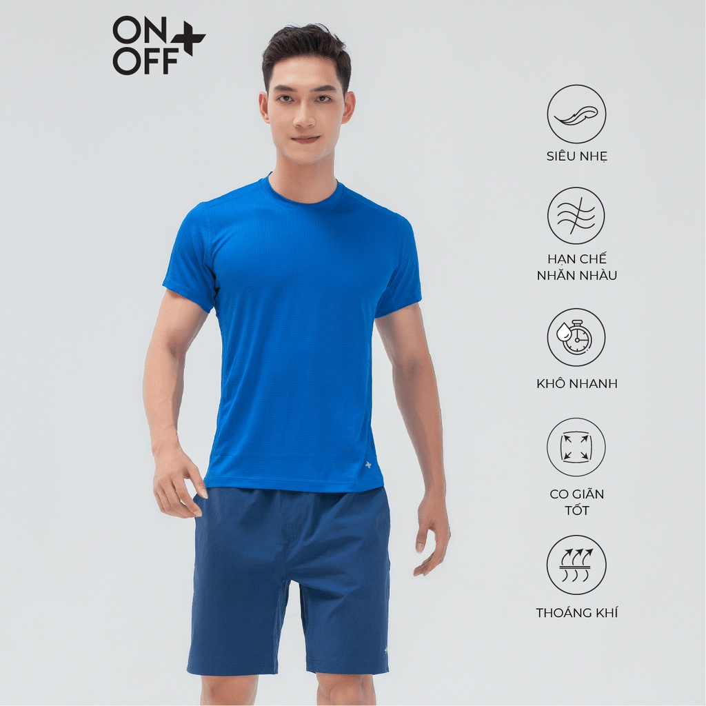 Áo thể thao nam ONOFF chất liệu Coolmax năng động, thoáng mát - H17TS18005