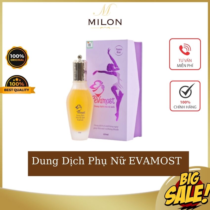 [CHÍNH HÃNG] Dung Dịch Vệ Sinh Phụ Nữ Evamost Moomery Nhã Phương 120ml