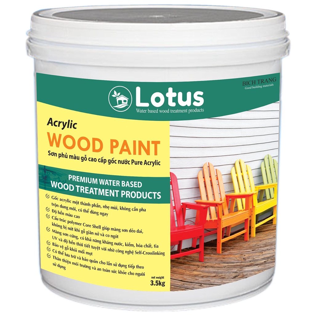 Sơn bệt, sơn phủ màu cho gỗ tự nhiên, gỗ công nghiệp - WOOD PAINT