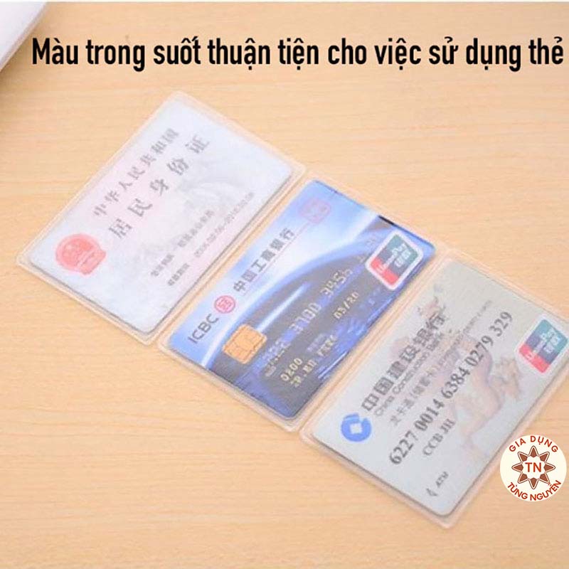Túi Đựng Thẻ Card Bao Trong Suốt Để Chứng Minh Thư, Bằng Lái Xe [TÚI ĐỰNG THẺ]