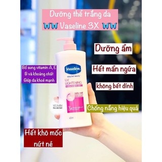 Dưỡng Thể Trắng Da Vaseline 10X