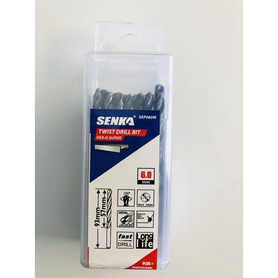 1  mũi khoan Thép, Inox SENKA Vàng đen cao cấp Công nghệ Đức