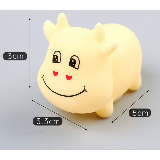 Đồ Chơi Squishy Hình Bò Sữa Dễ Thương  Clovershop68