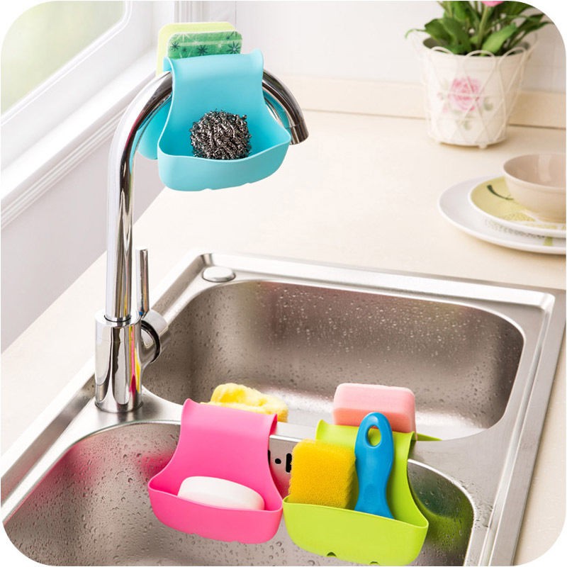 Giá Silicone Đựng Miếng Rửa Chén Tiện Dụng