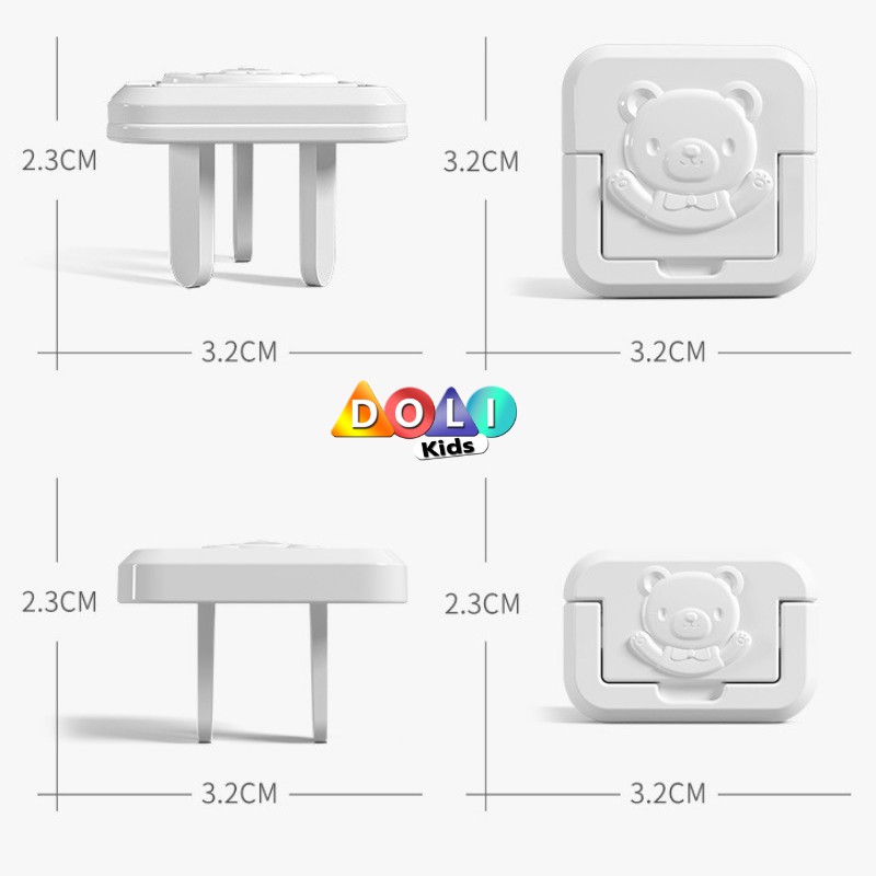 Nút bịt ổ điện chống giật chống cháy an toàn cho bé Doli Kids