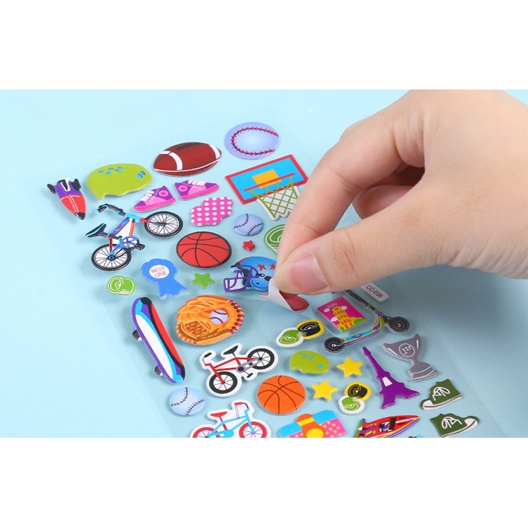 Sticker nổi 3D, hình dán nhiều chủ đề cho bé trang trí