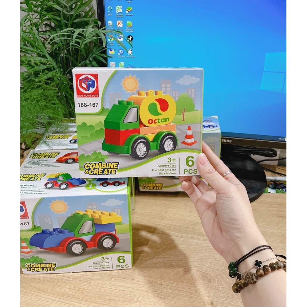 ĐỒ CHƠI Ô TÔ LẮP GHÉP CAO CẤP CHO BÉ YÊU