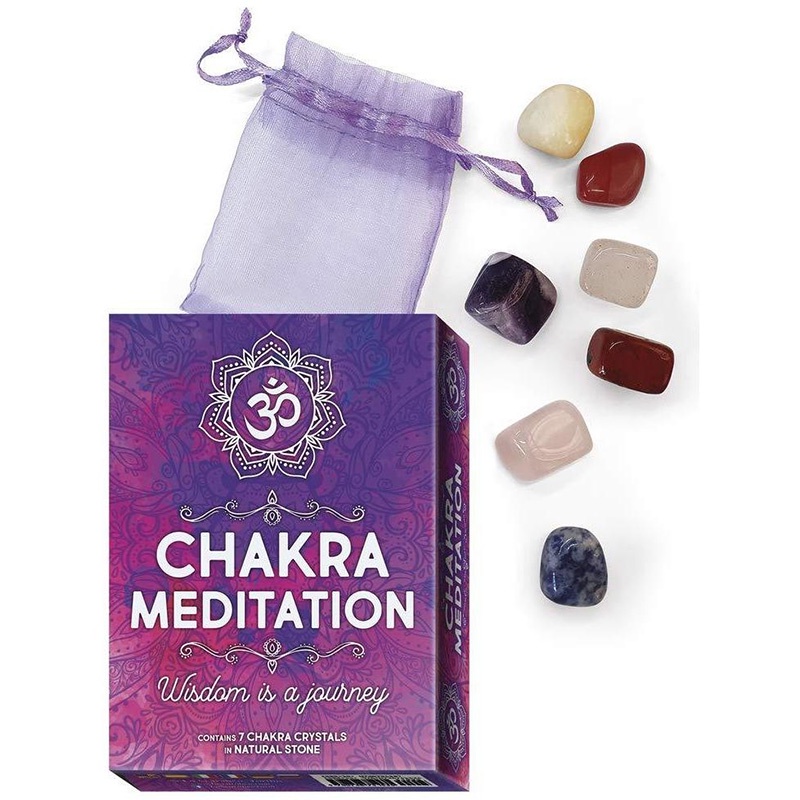 Bộ Đá Chakra Meditation Oracle (Mystic House Tarot Shop) - Bài Gốc Authentic Chính Hãng 100%