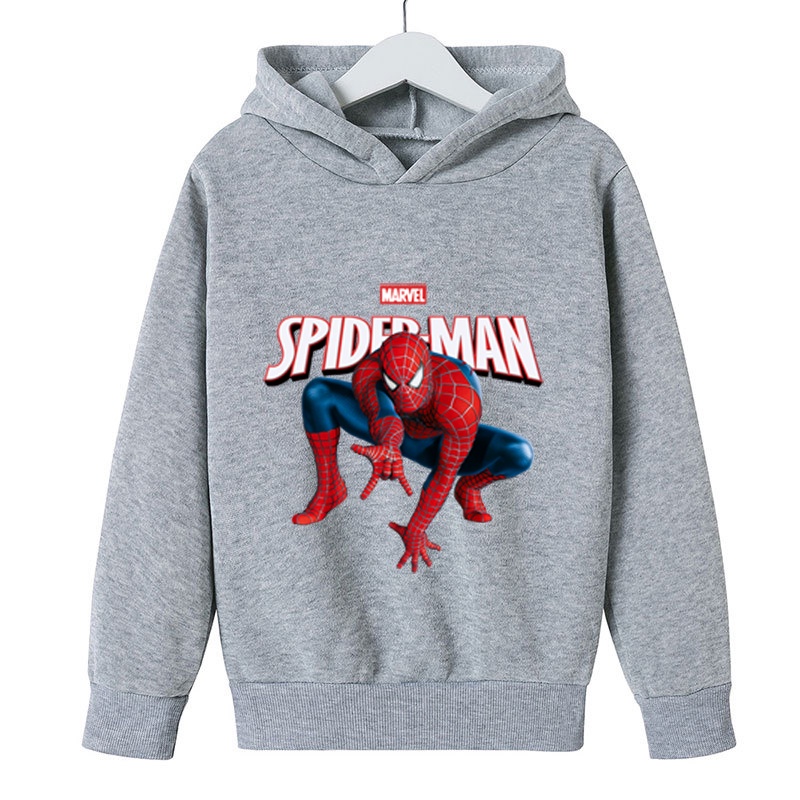 Áo Hoodie In Hình Người Nhện Thời Trang Dành Cho Bé Trai