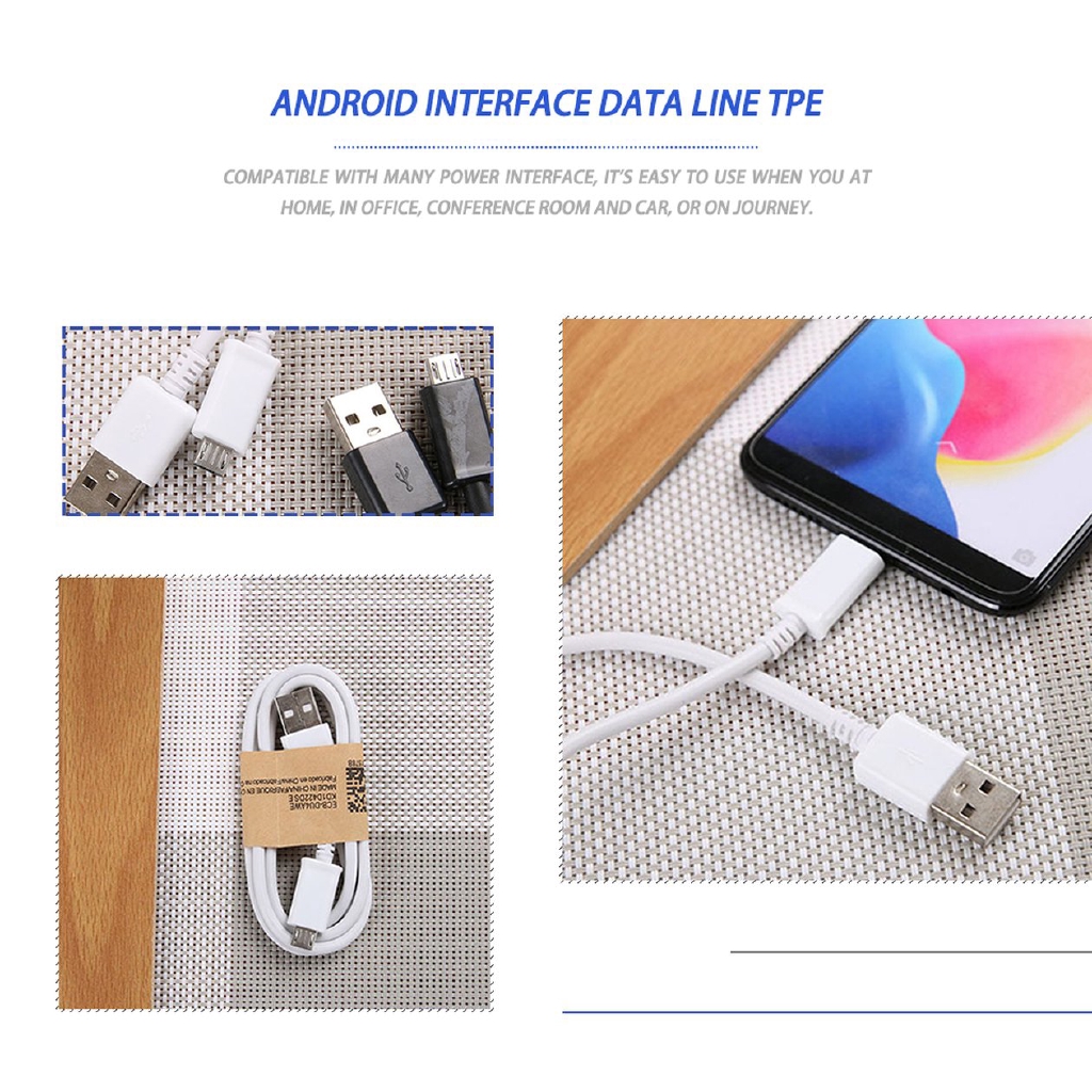Cáp sạc và truyền dữ liệu usb 2.0 a sang micro usb hỗ trợ dòng 2.4a