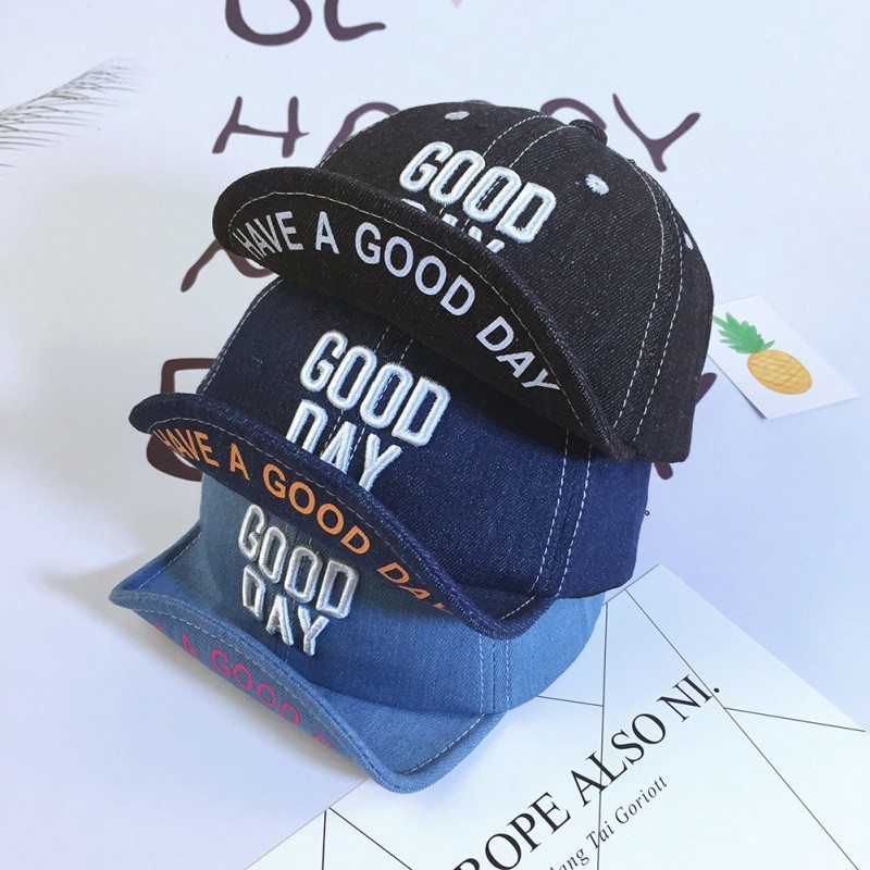 Mũ bóng chày in chữ đáng yêu