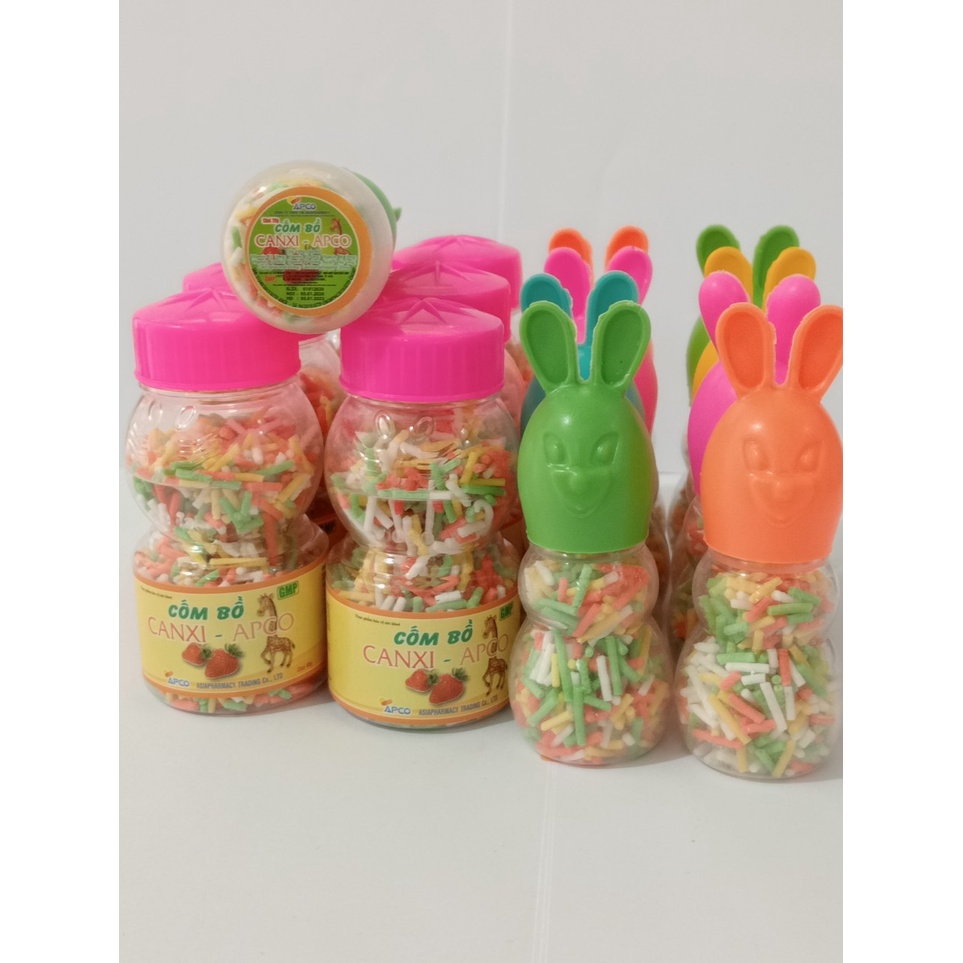 Combo 5 lọ cốm bổ CANXI Apco lọ 20 g, 40 g hỗ trợ bé ăn ngon miệng, bổ sung canxi cho cơ thể