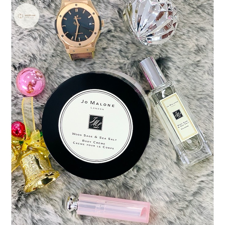 Dưỡng Body Jo Malone Wood Sage & Sea Salt Body Creme 175ml - HÀNG NHẬP NGUYÊN ANH