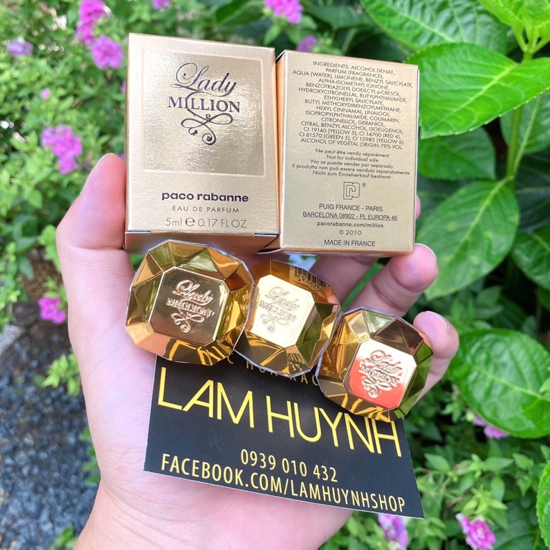 Nước hoa mini LADY MILLION PACO RABANNE 5ml