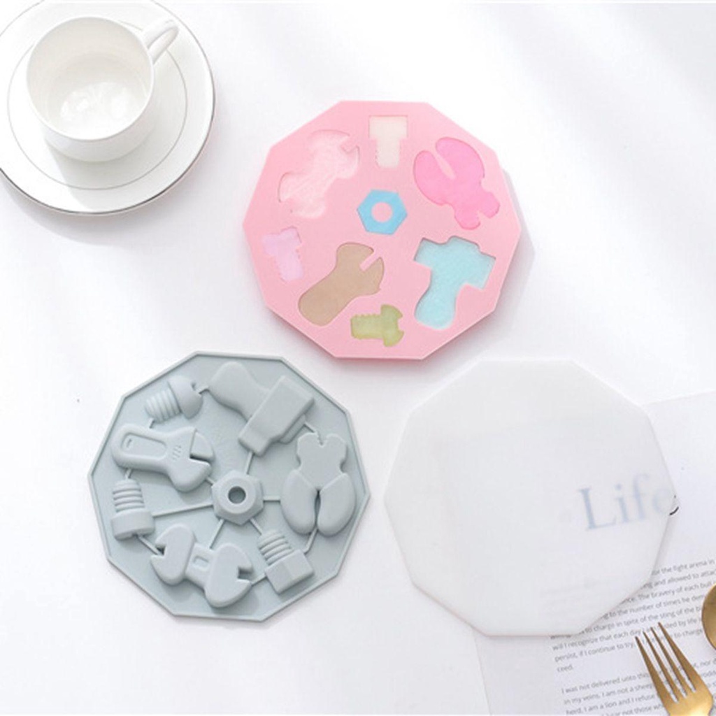 Khuôn Silicone Tạo Hình Làm Xà Phòng / Bánh Tráng Miệng DIY