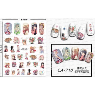 Sticker dán móng hình người