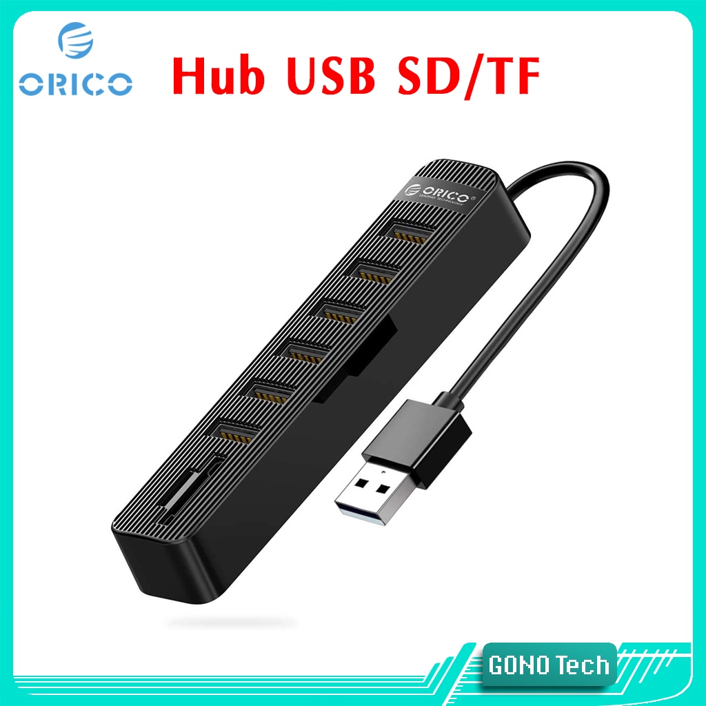 Hub chia USB 6 port 2.0 SD TF ORICO TWU2-6AST 3AST Cho Laptop máy tính PC