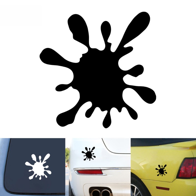 [qxx] Funny Car Stickers Vernice Macchia Divertente Paint Stain Motorcycles Auto Decor