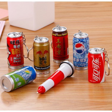 [Mã 11LSSALE giảm 100% đơn 50k] Bút lon nước có móc khóa
