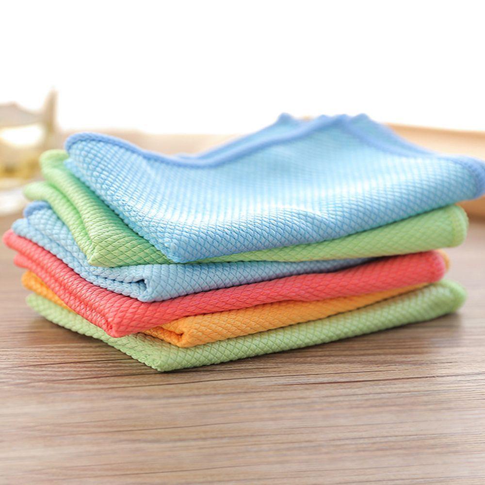 1 Khăn Lau Kính Cửa Sổ Bằng Sợi Micro Thấm Hút Nước Tốt Tiện Dụng