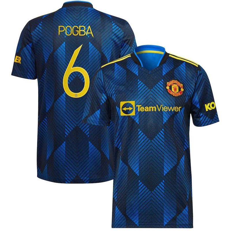 Mới 2021-2022 MUN F.C. Áo Thun Bóng Đá size Lớn Rashford Fernandes Pogba