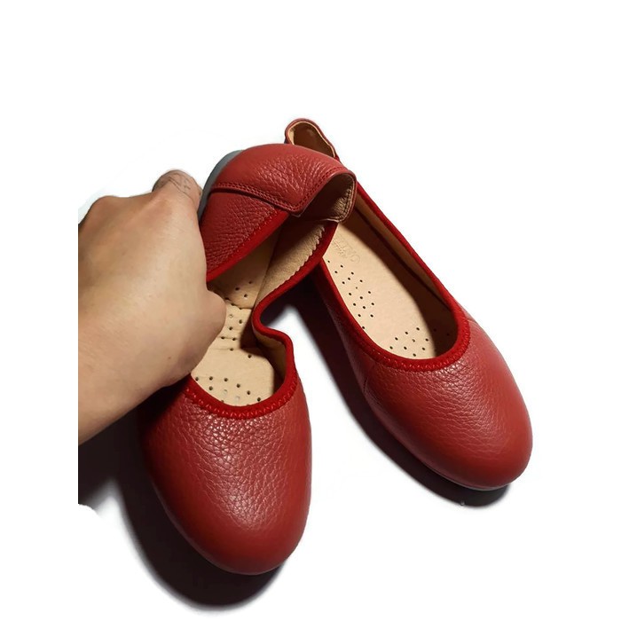 [[SALE]] Giày Mọi Da Bò Thật Đế Bằng Augustino | BigBuy360 - bigbuy360.vn