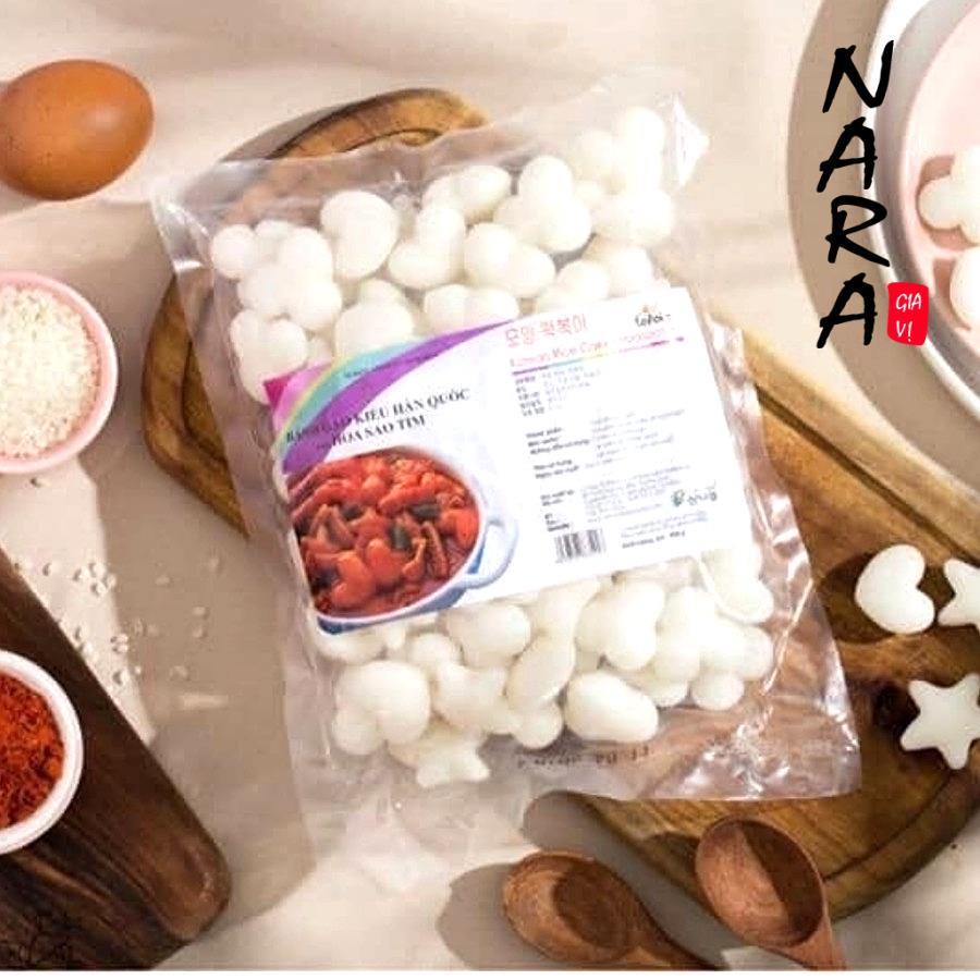 Bánh gạo hình sao hoa tim Hàn Quốc Sannadle 500G