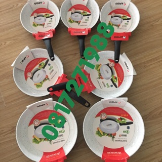 Chảo từ men Đức rapido size 20,24,28 hàng dầy đáy phẳng đit trơn  nhập khẩu