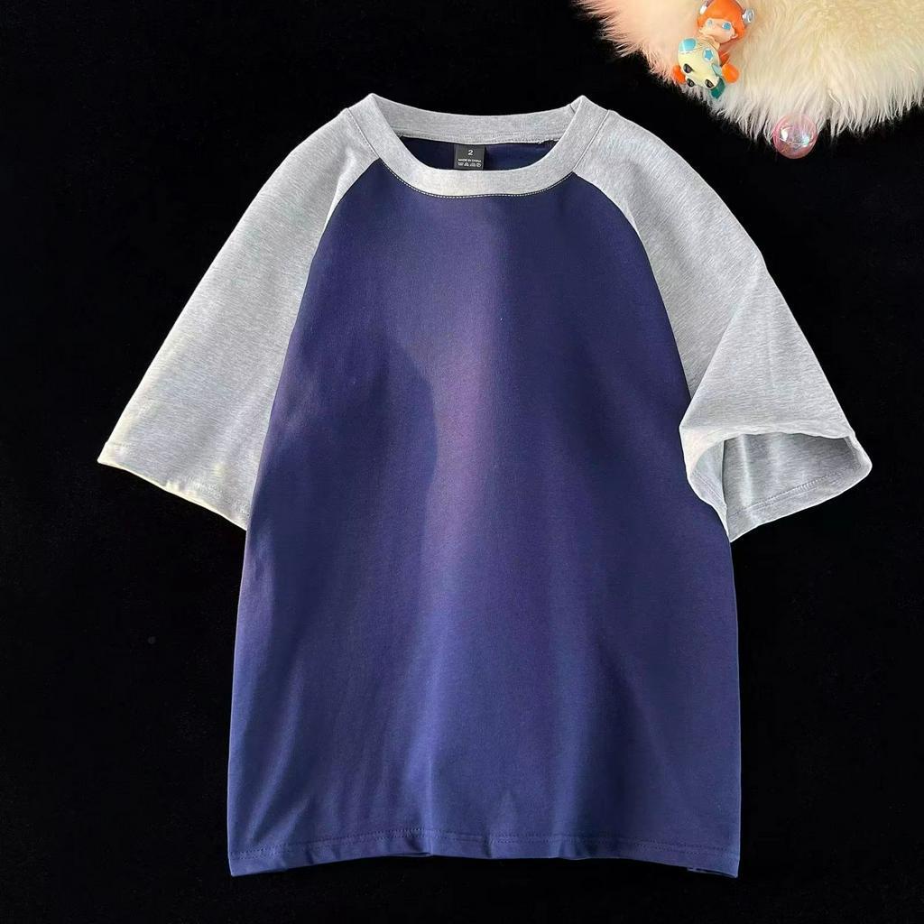Áo Thun raglan Hàn Quốc 9 Màu Sắc Chọn Lựa Chất Liệu cotton Cao Cấp