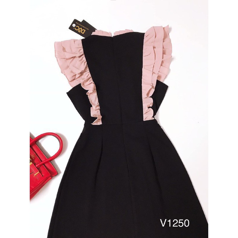 [ xả kho ] MiD Đầm dáng xòe V1250 bánh bèo thiết kế Mie Design kèm ảnh thật