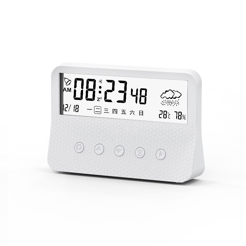 Đồng Hồ LED decor Để Bàn, Kèm Nhiệt Kế &amp; Báo Thức. Đồng Hồ Điện Tử