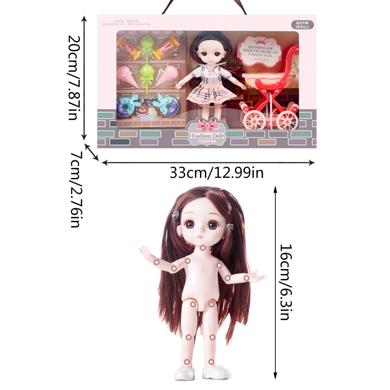 Búp Bê Bằng Nhựa Dễ Thương Cho Bé Gái