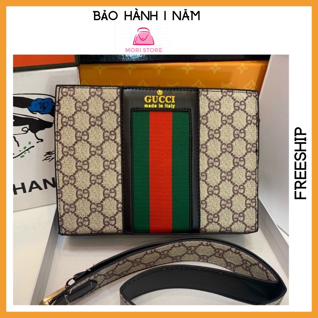 [PREESHIP XẢ KHO]♥️Túi Clutch GG Cầm Tay Nam Nữ FULL BOX Thời Trang Hot 2021 - MORISTORE